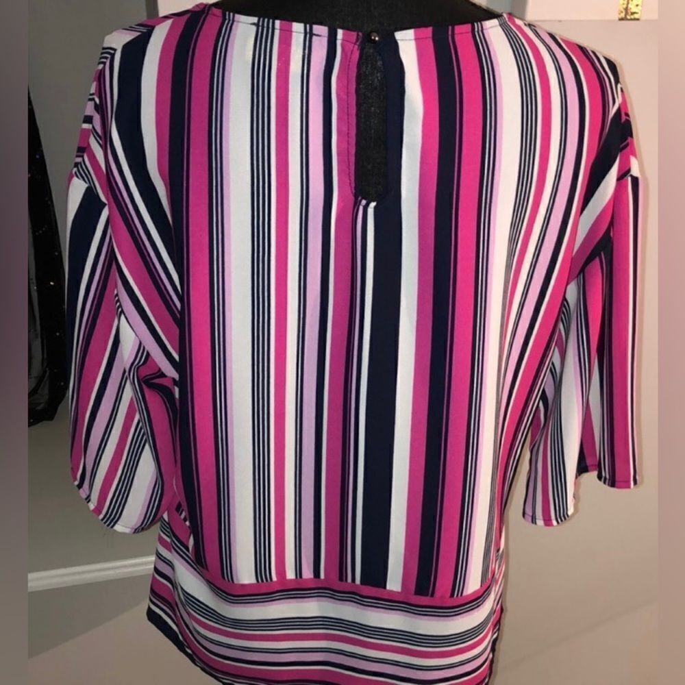 NWOT W5 Striped blouse Small - Picture 2 of 5